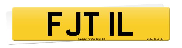 Registration number FJT 1L